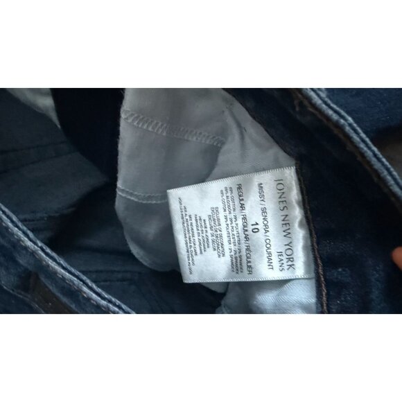 JONES NEW YORK Lexington Straight Leg Jeans Size 10 - Picture 6 of 8